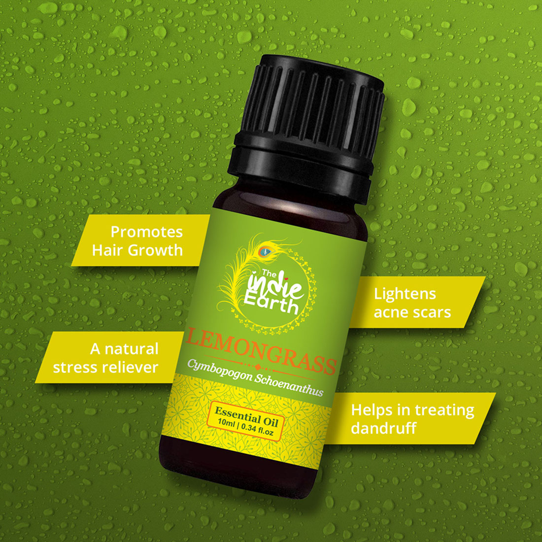 Lemongrass Essential Oil – Directly Sourced From India – The Indie Earth